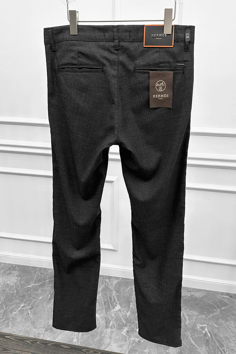Hermes Мужские брюки чёрного цвета