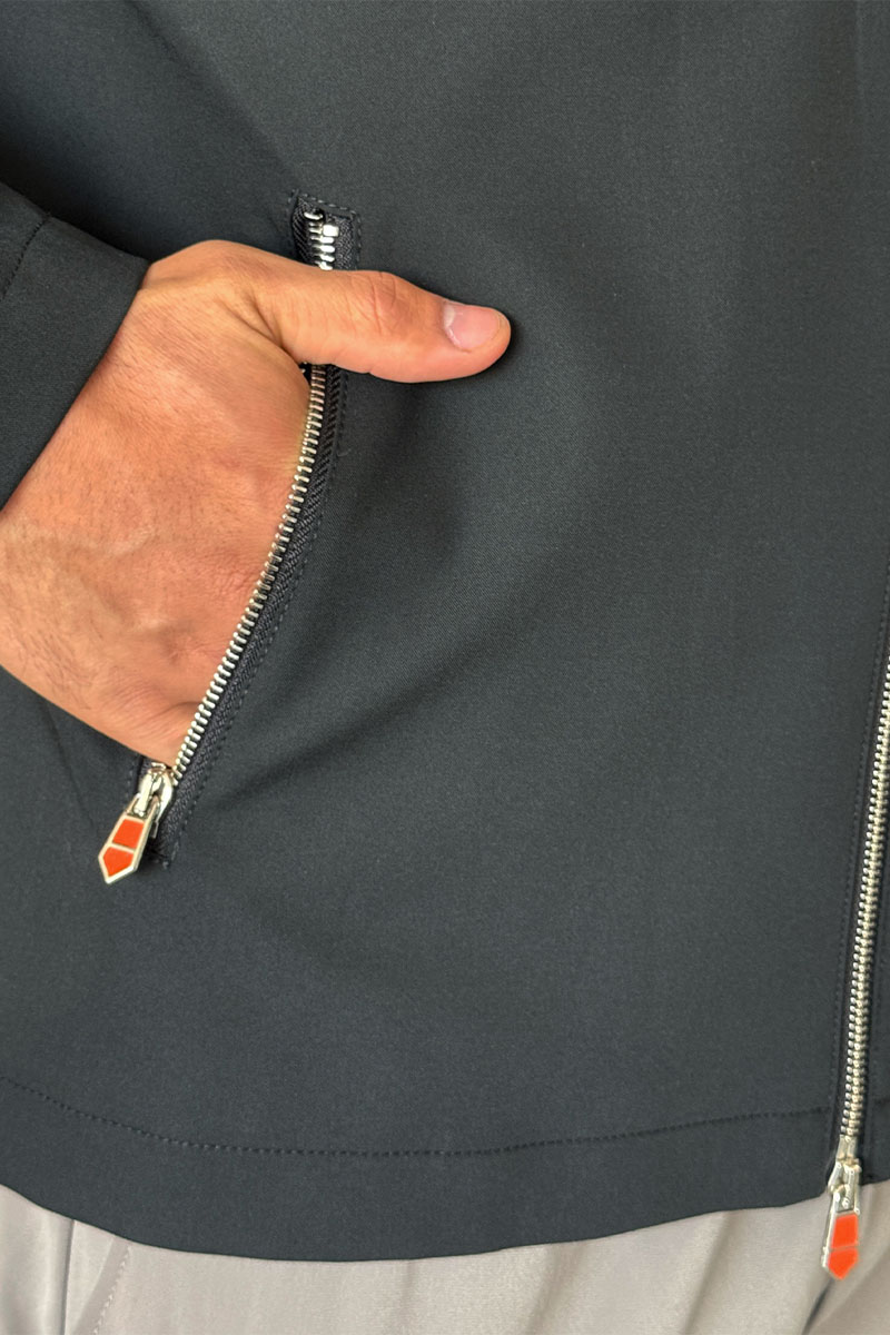 Hermes Мужская чёрная куртка 