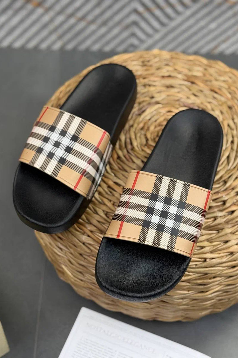 Burberry Мужские шлёпанцы Furley Check