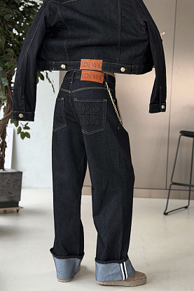 Женская джинсы premium - Navy