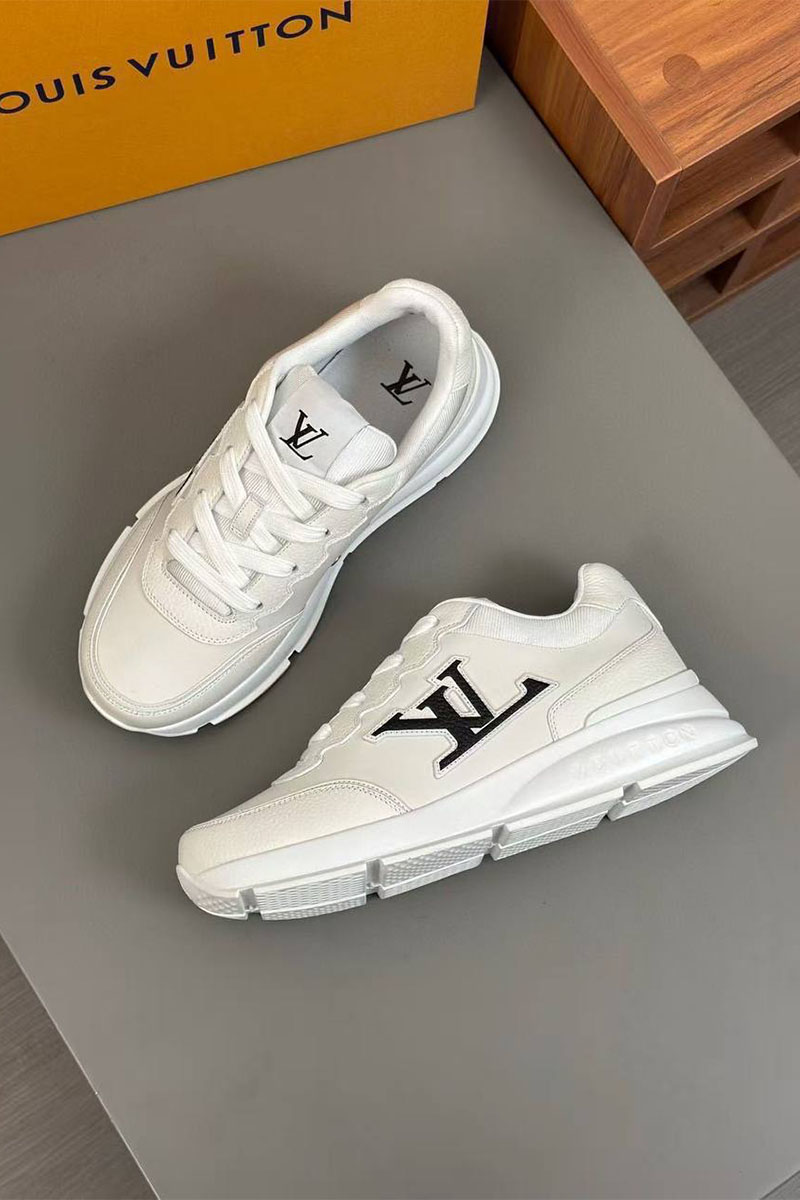 Lоuis Vuittоn Кожаные кроссовки Premium - White