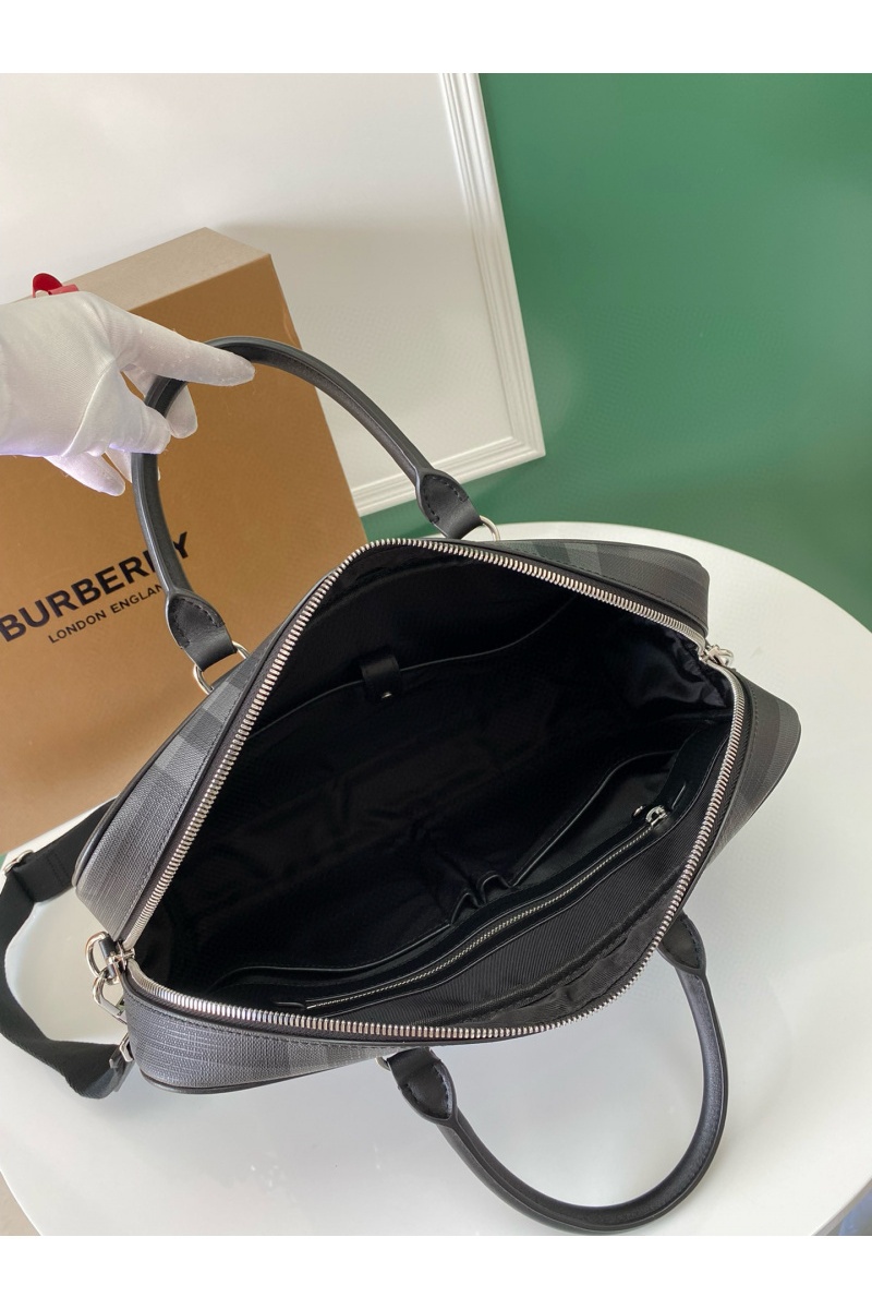 Burberry Кожаный портфель Premium 38x26x5.5 см