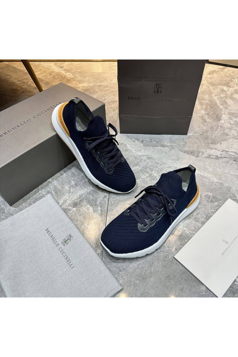 Designer Мужские кроссовки knitted - Navy