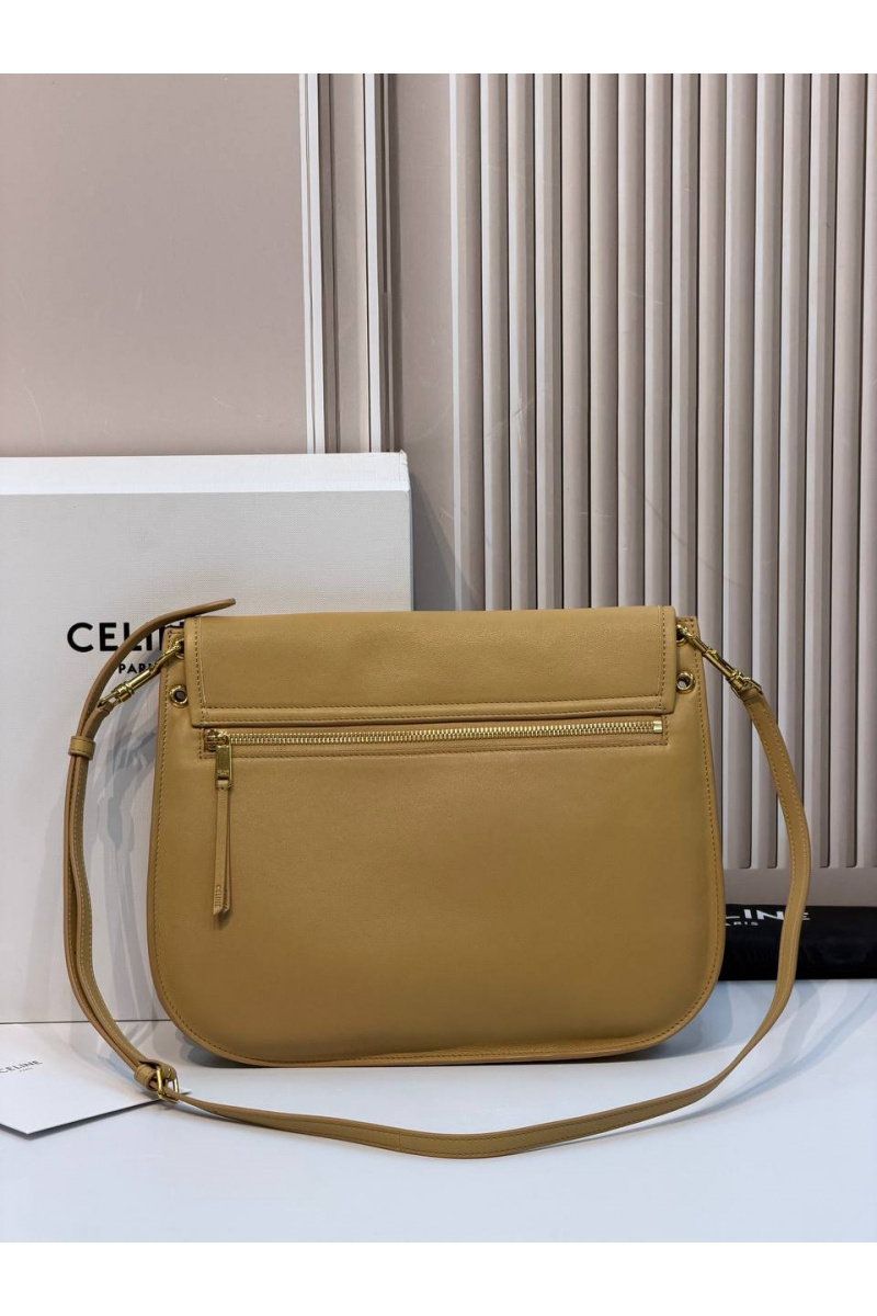 Celine Кожаная сумка Soft Triomphe Besace premium 34x25x13 см
