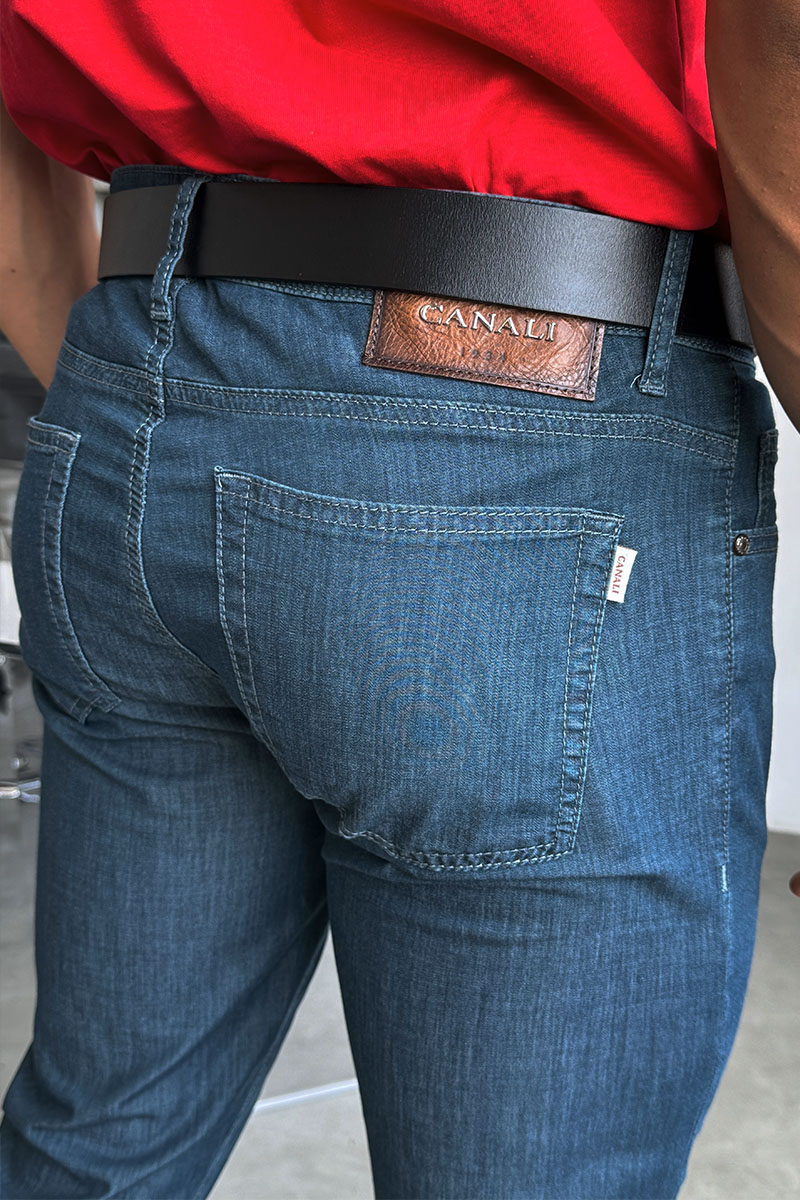 Canali Мужские джинсы regular fit - Navy
