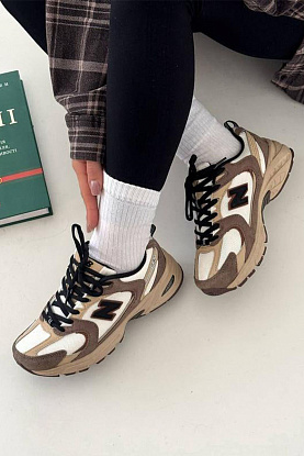 Кроссовки 530 Abzorb - Brown / White
