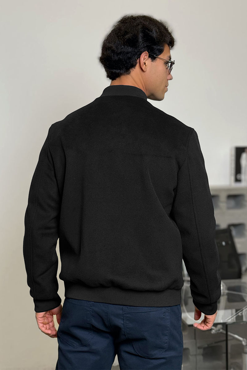 Loro Piana Мужской бомбер чёрного цвета