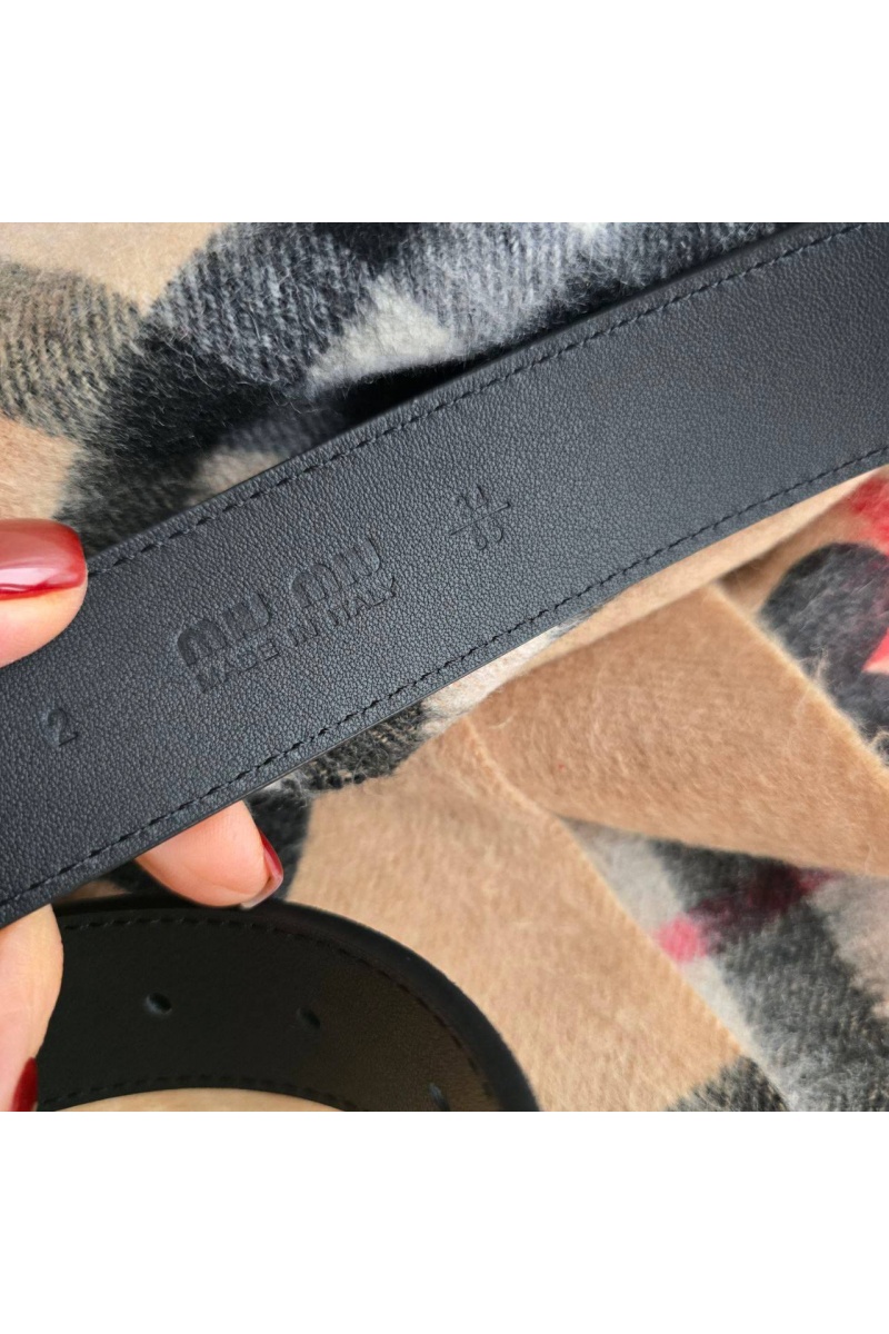 MIU MIU Замшевый ремень 