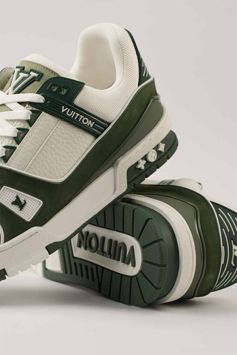Lоuis Vuittоn Кожаные кроссовки Trainer - White / Green