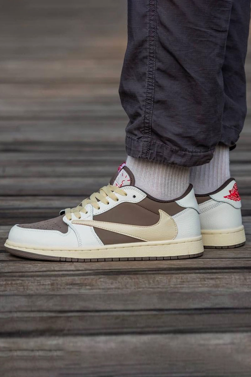 Nike Кроссовки Travis Scott x AJ1 Low "Reverse Mocha" Premium