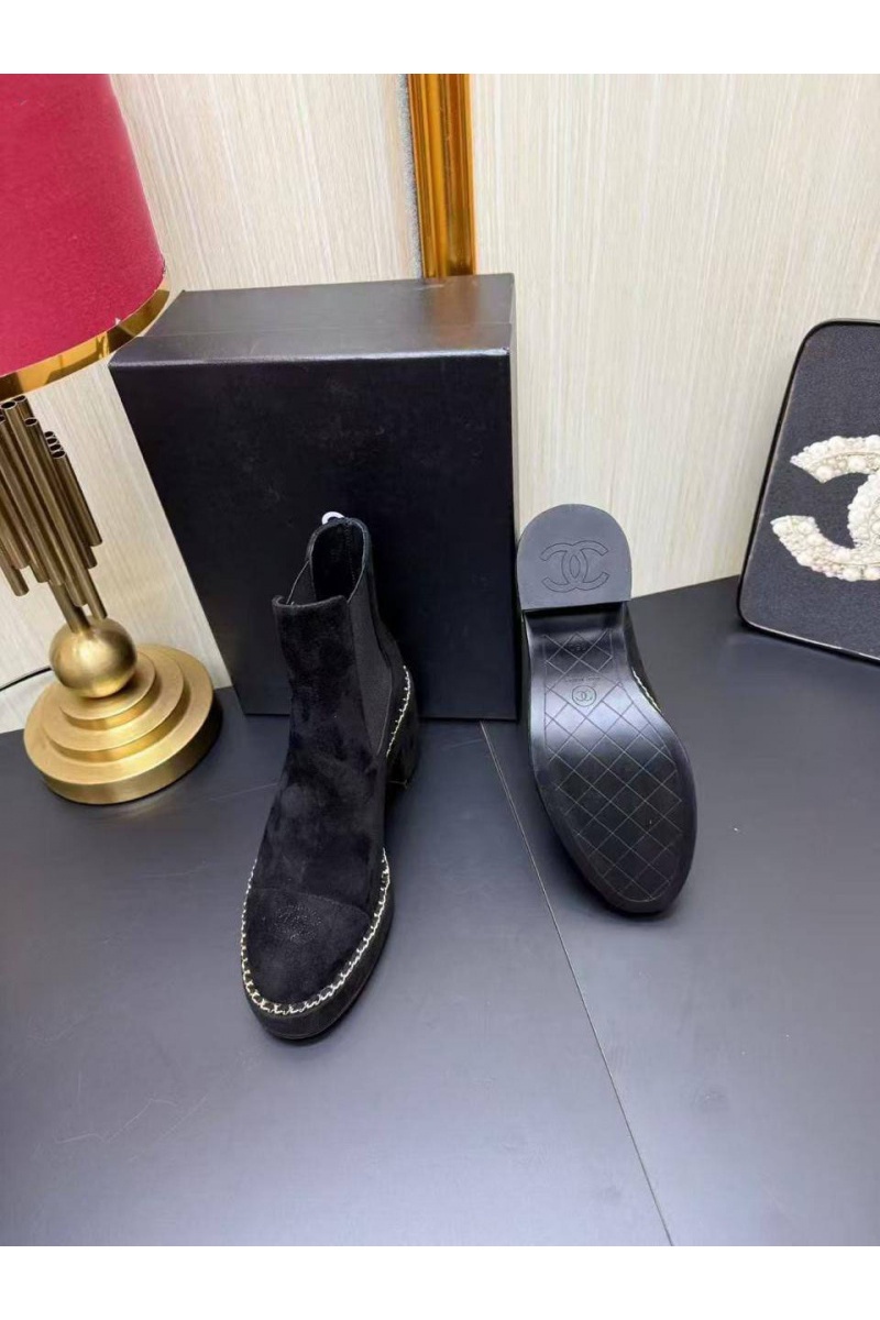 Chаnеl Женские замшевые сапоги 