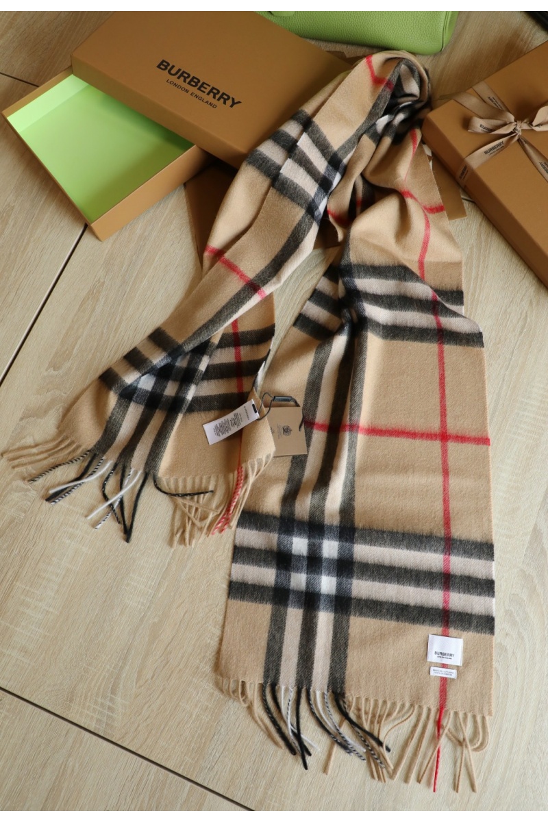 Burberry Шарф Check premium 168x30 см - Beige