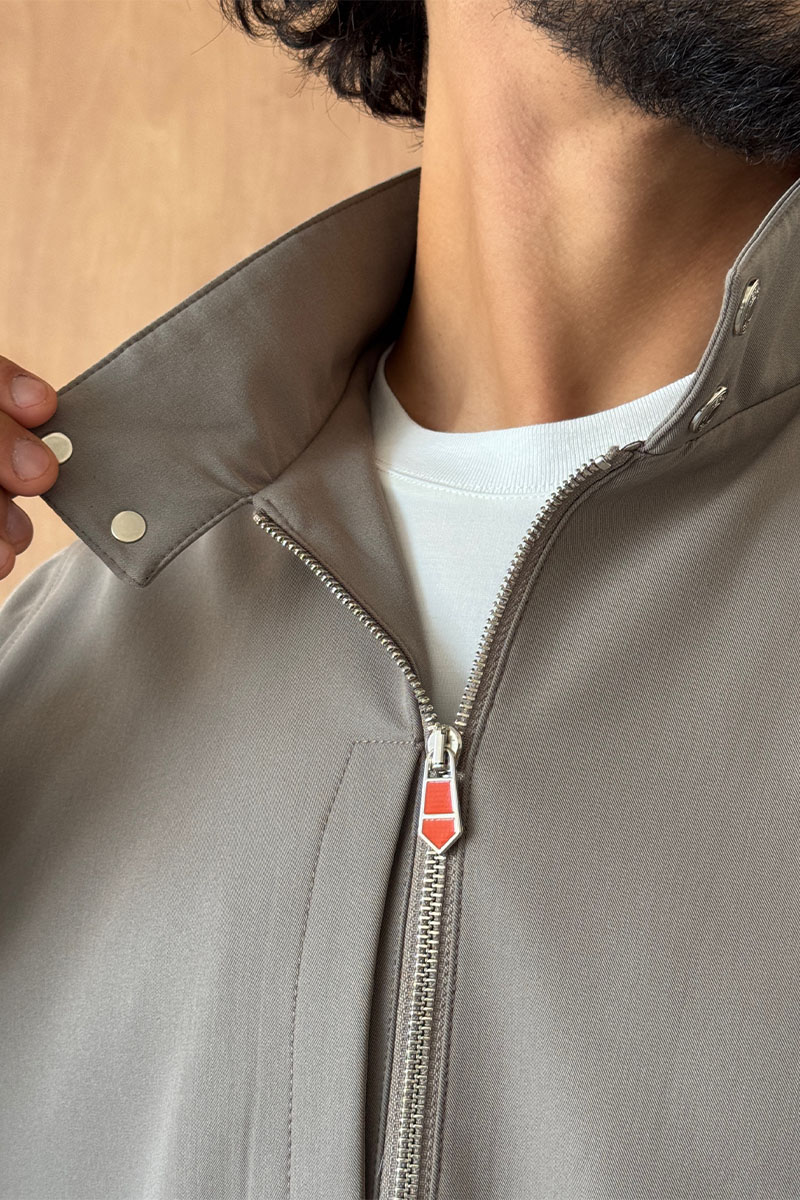 Hermes Мужская серая куртка 