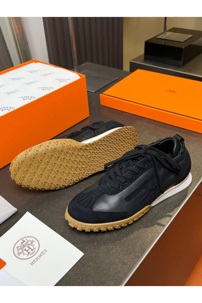 Hermes Женские комбинированные кроссовки Premium