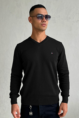 Мужской джемпер logo-embroidered - Black 