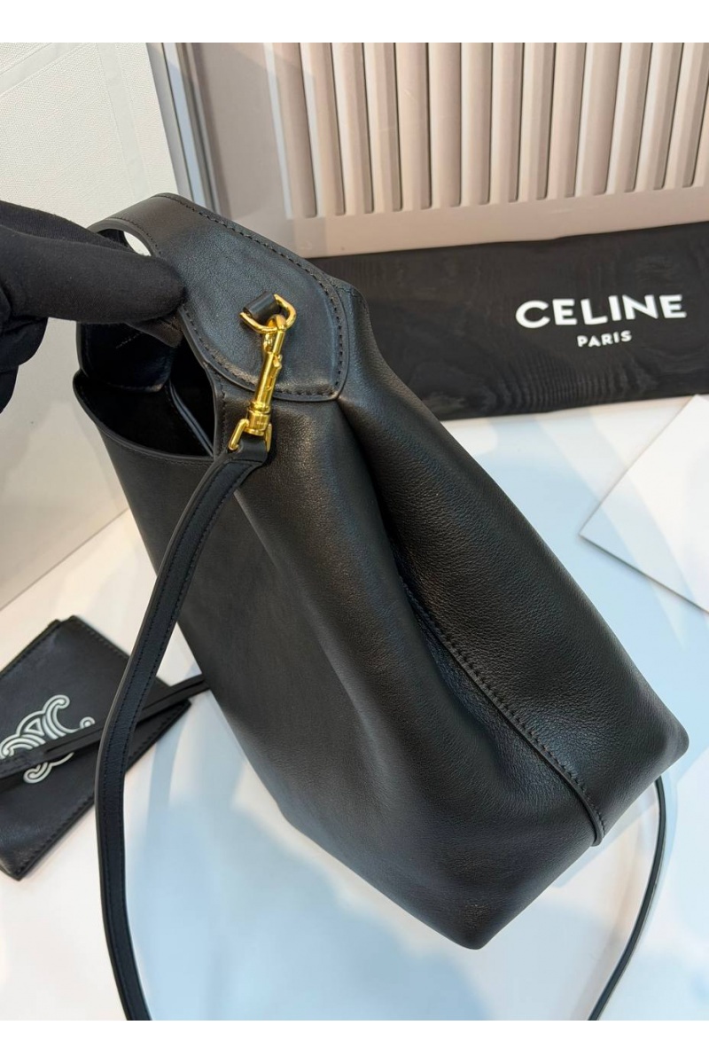 Celine Кожаная сумка Small Hobo premium 18x31x6 см