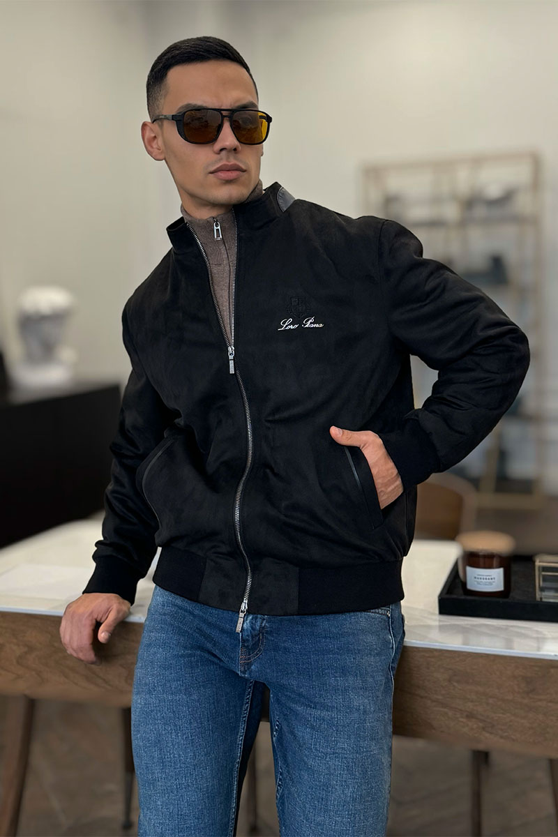 Loro Piana Мужская замшевая куртка 