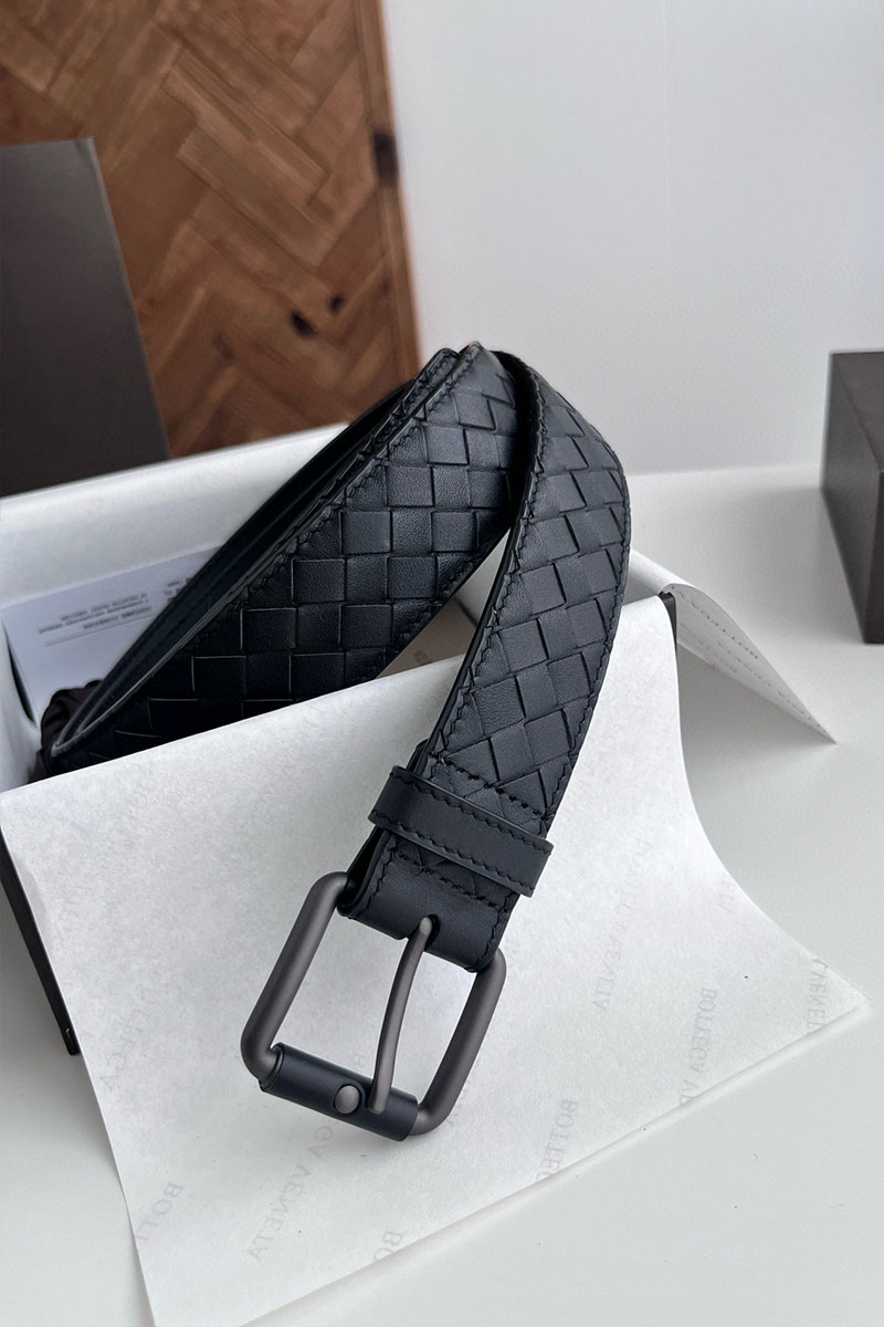 Bottega Veneta Кожаный ремень Premium (ширина 3.5 см)