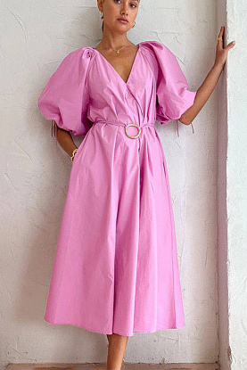 Женское платье Zimmerman розового цвета