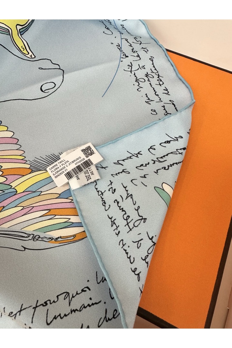 Hermes Платок Harnais Le Pegase premium 87x88 см