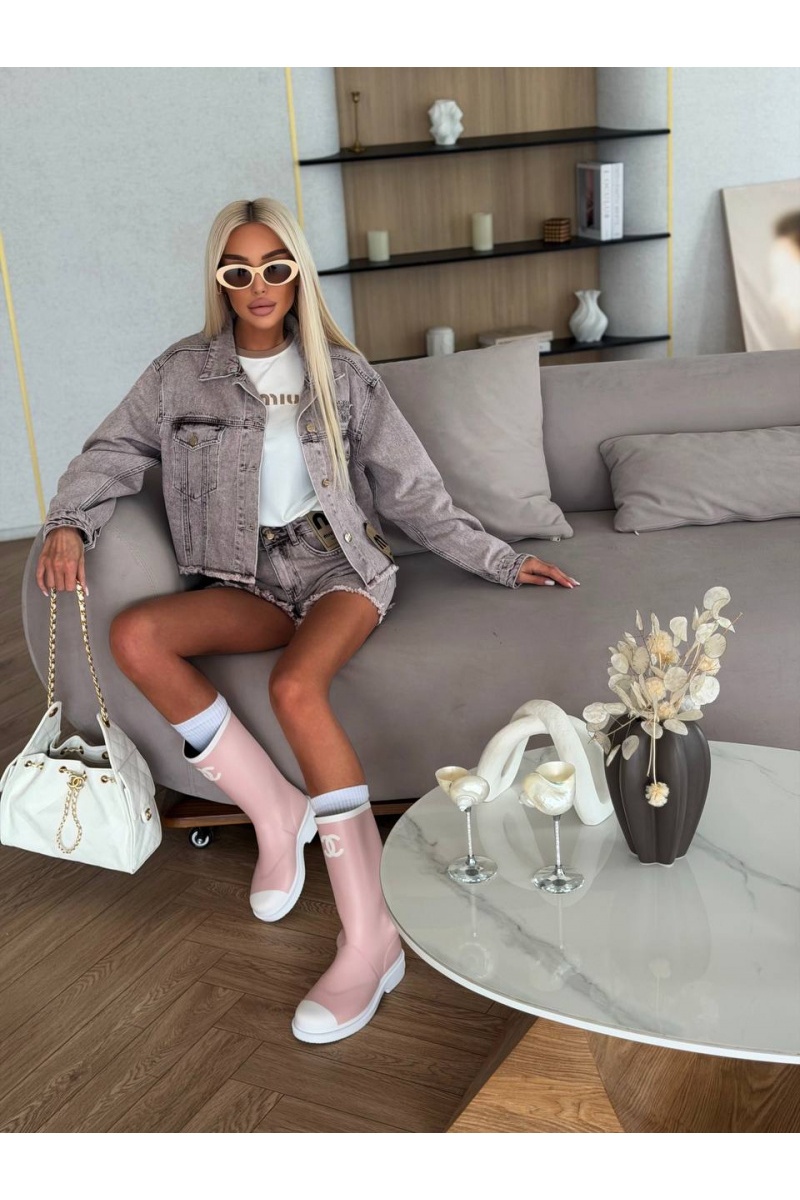 MIU MIU Женская джинсовая куртка premium