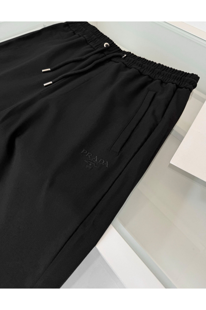 Prada Мужские чёрные штаны premium 