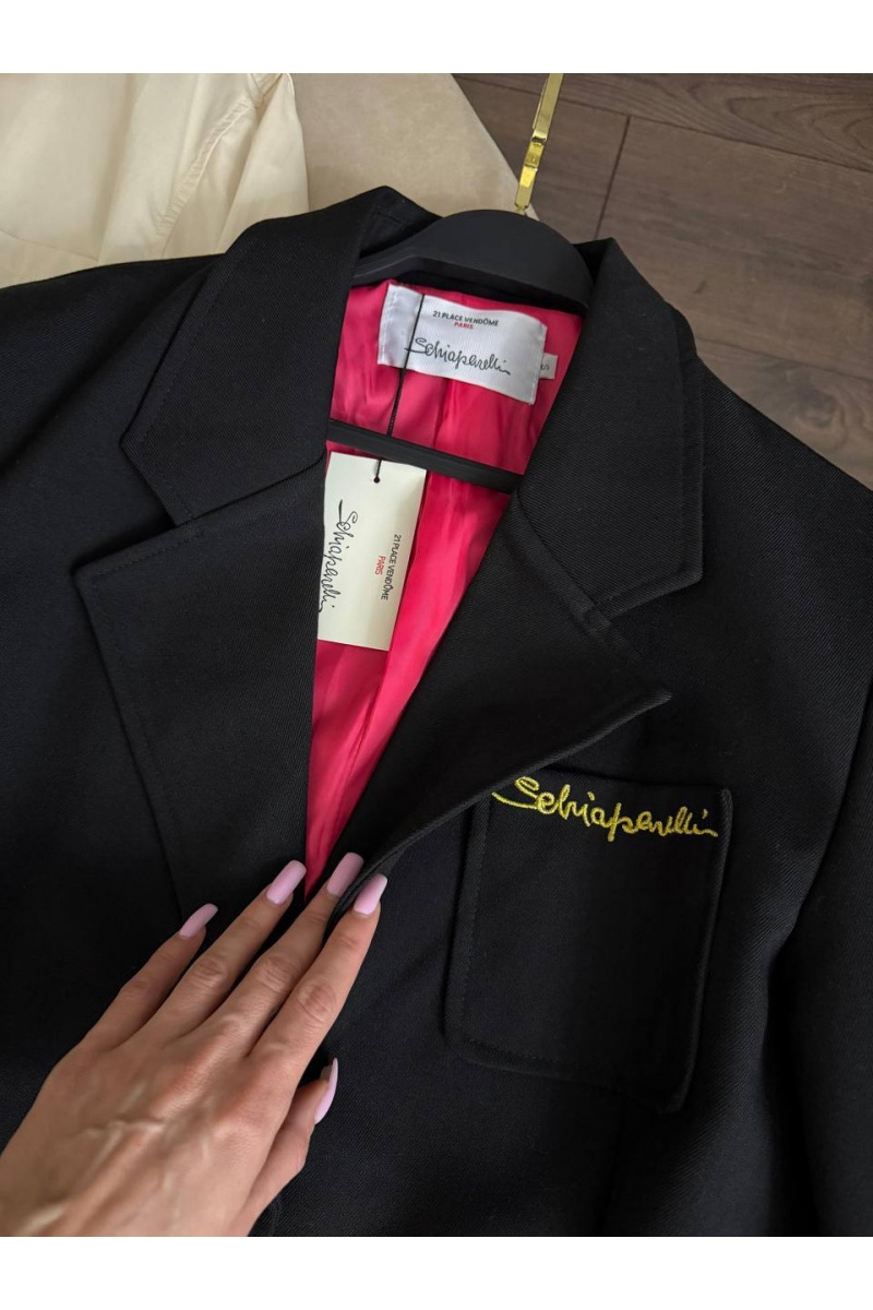 Schiaparelli Чёрный женский пиджак premium