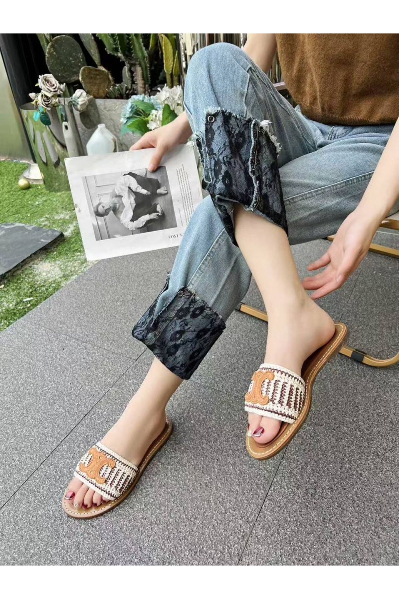 Celine Женские шлёпанцы 