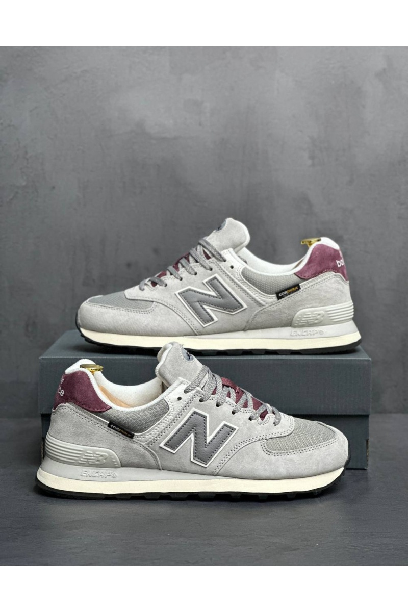 New Balance Кроссовки 574 "Arctic Grey Maroon"