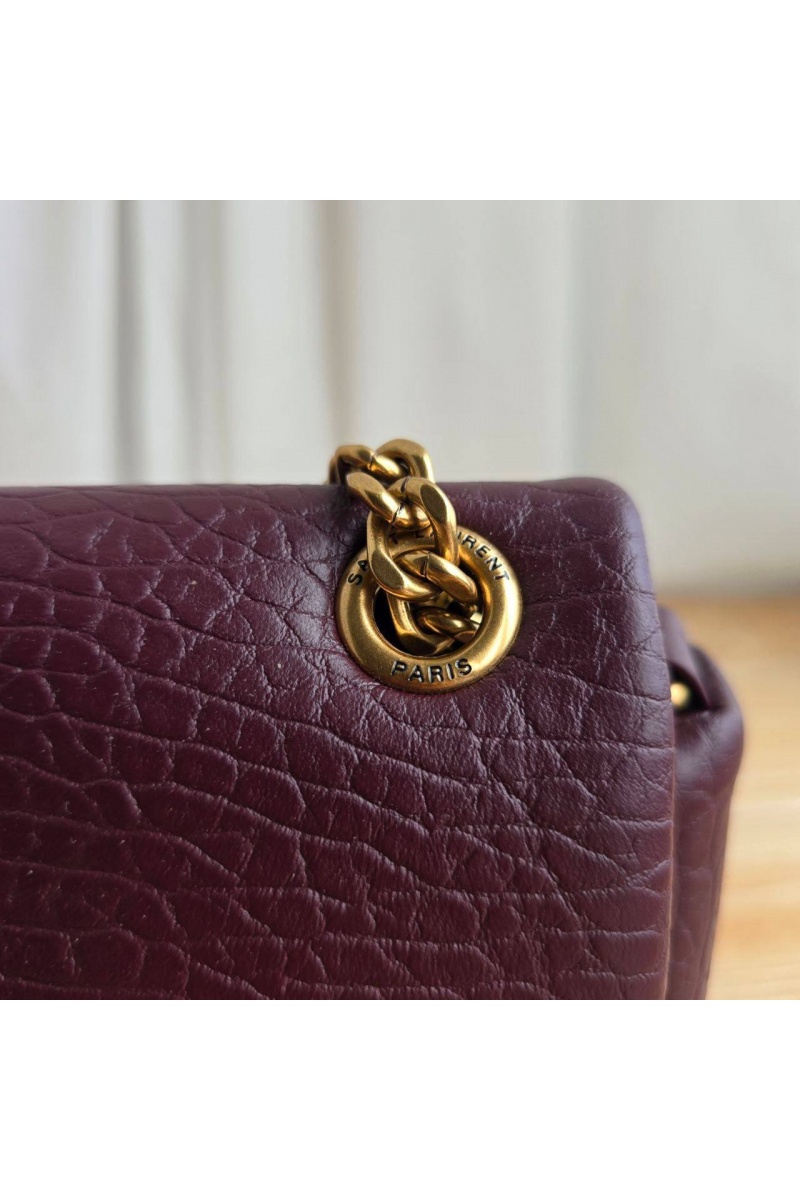 Yves Saint Laurent Кожаная сумка Calypso 27x13 см