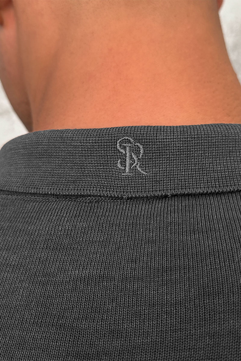 Stеfаnо Riссi Серое поло с длинным рукавом zip-up 