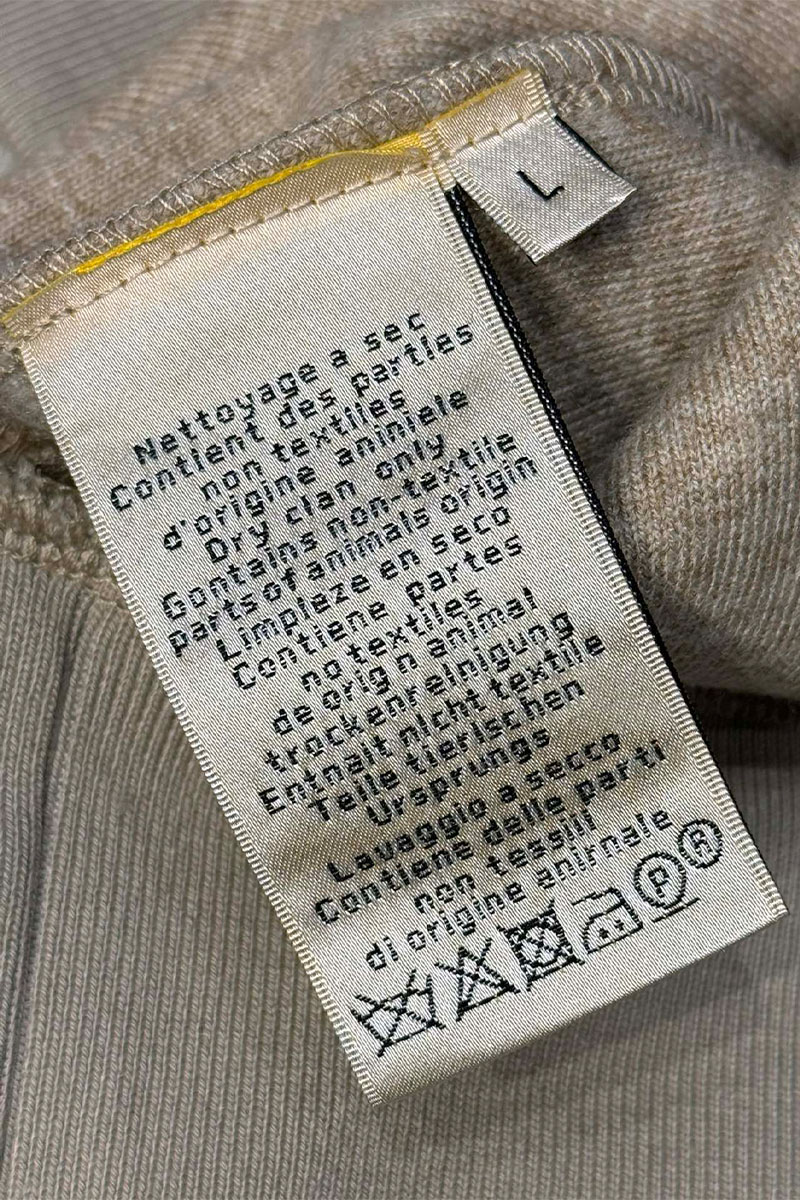 Hermes Мужской свитшот бежевого цвета
