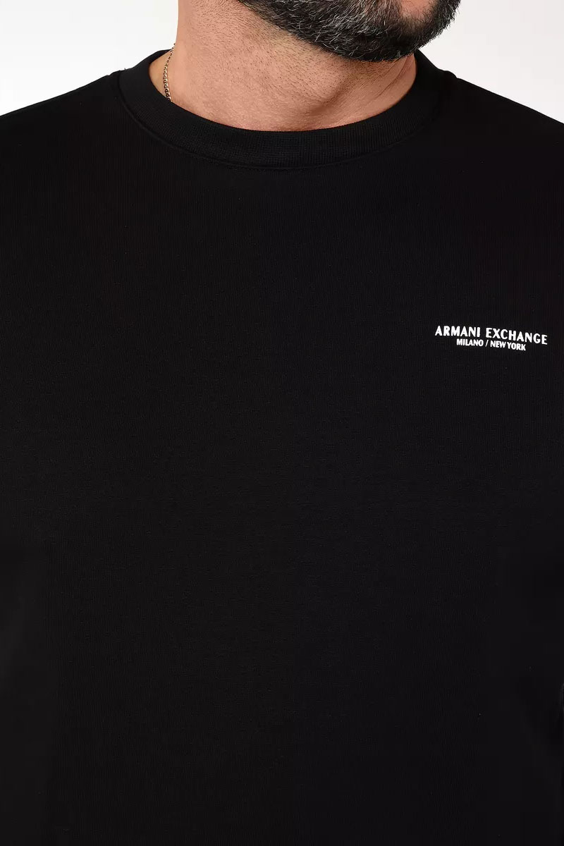 Emporio Armani EA7 Мужской чёрный свитшот 