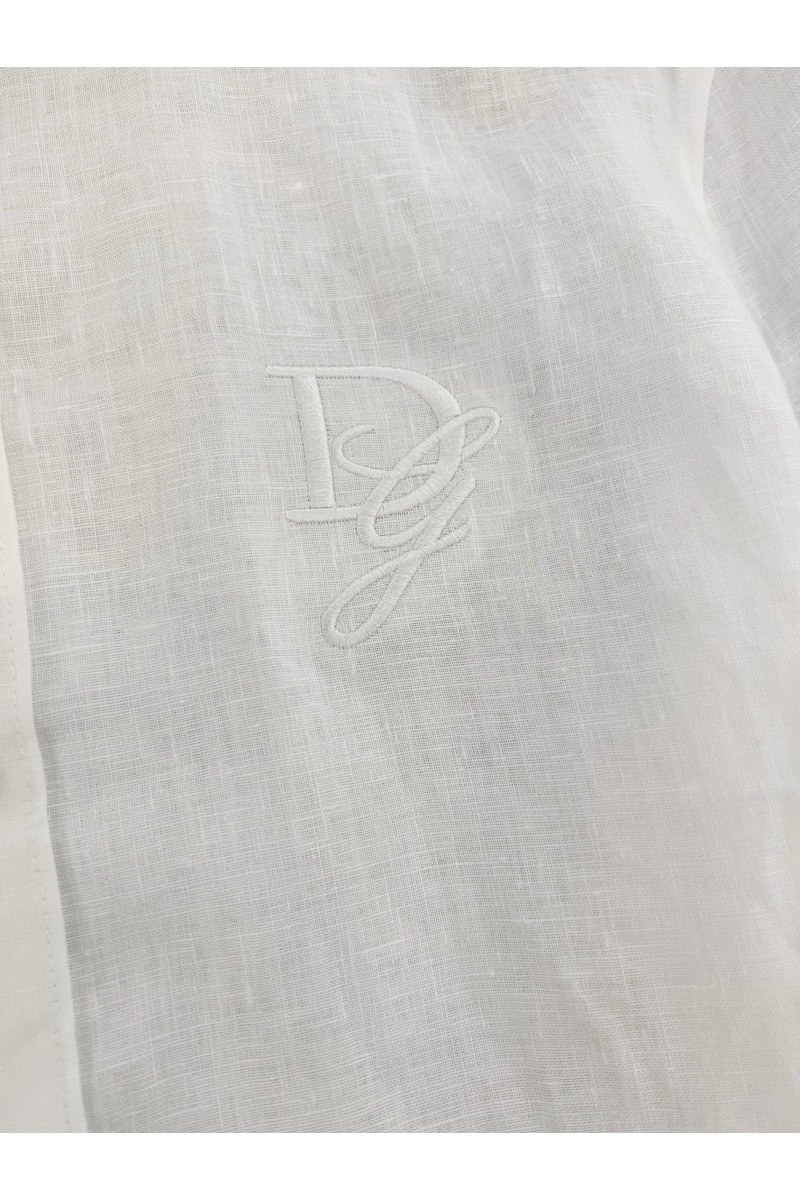 Dоlсе & Gаbbаnа Льняная рубашка Premium - White