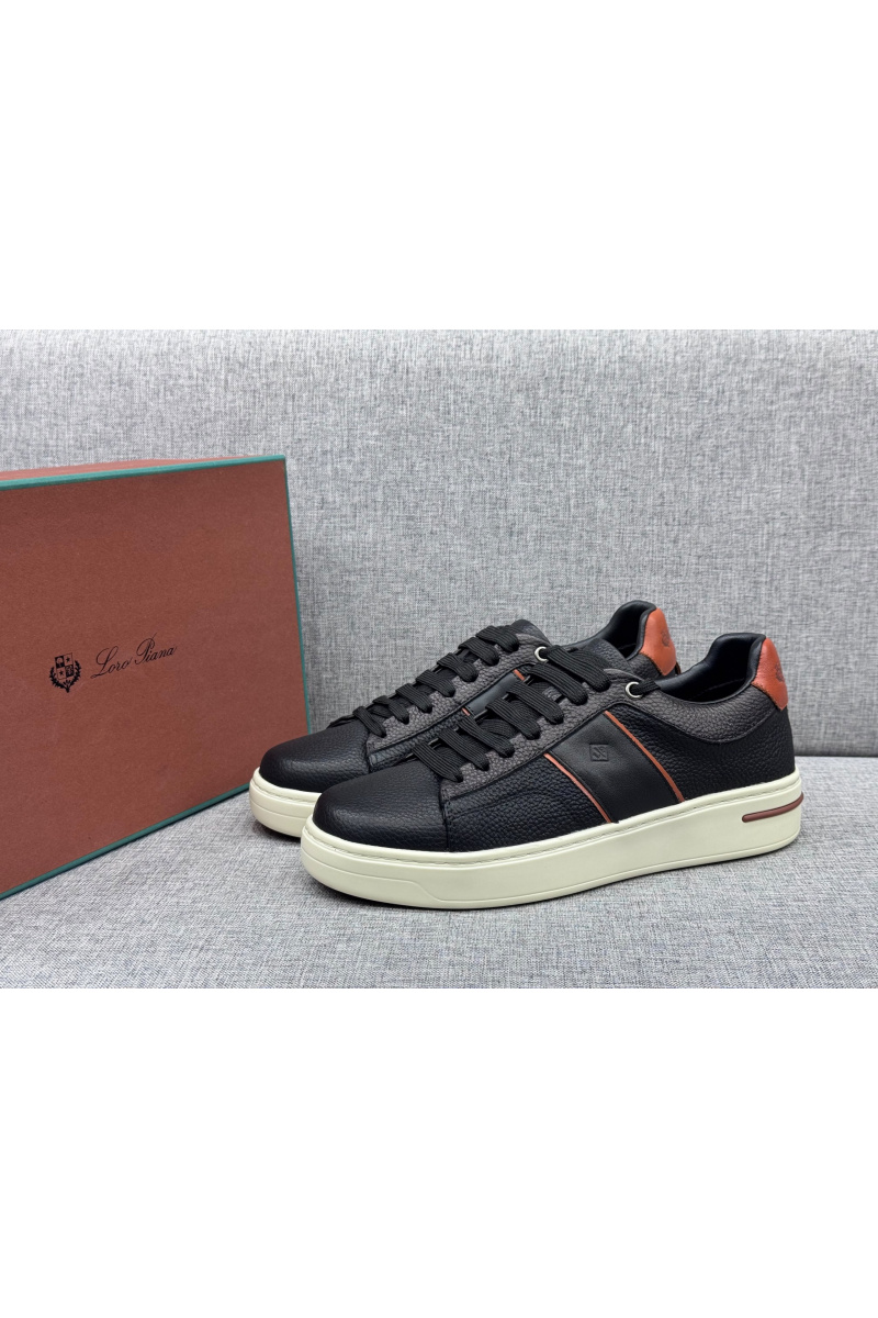 Loro Piana Мужские кожаные кроссовки