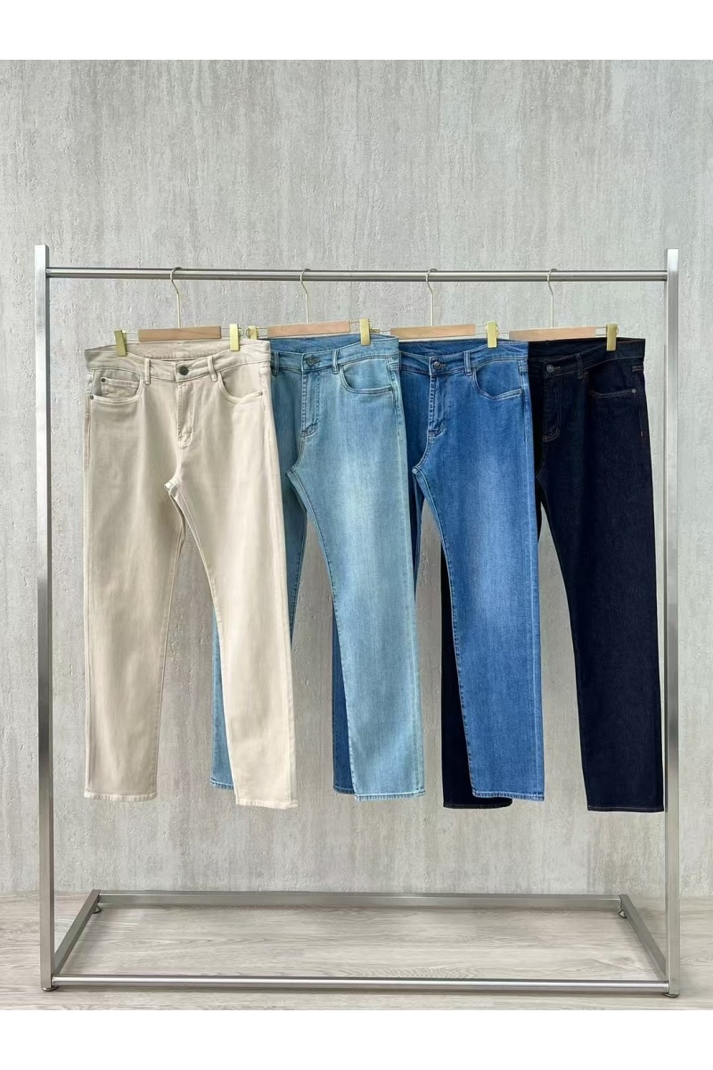 Loro Piana Мужские светло-синие джинсы Premium