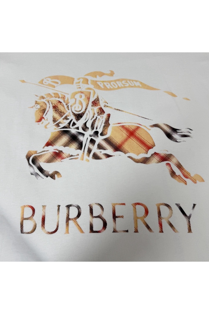 Burberry Мужская белая футболка premium