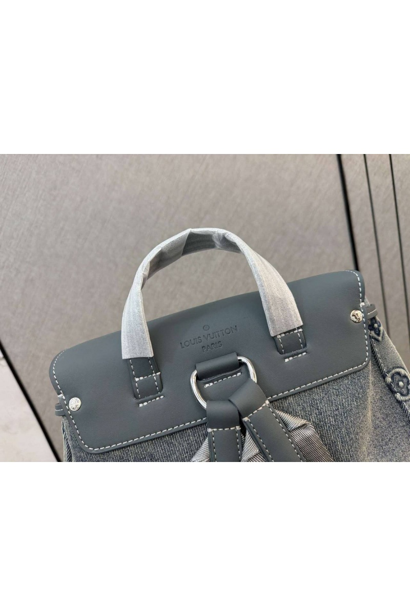 Lоuis Vuittоn Джинсовый рюкзак Montsouris 40x37 см