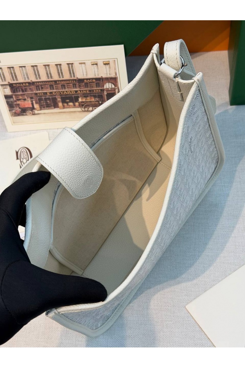 Designer Clothing Кожаная сумка Goyard Musette PM premium 28x22x10 см