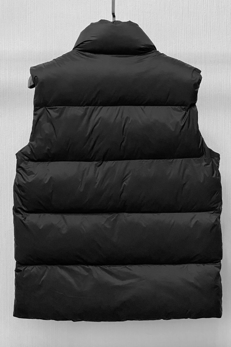 Moncler Мужской брендовый жилет чёрного цвета