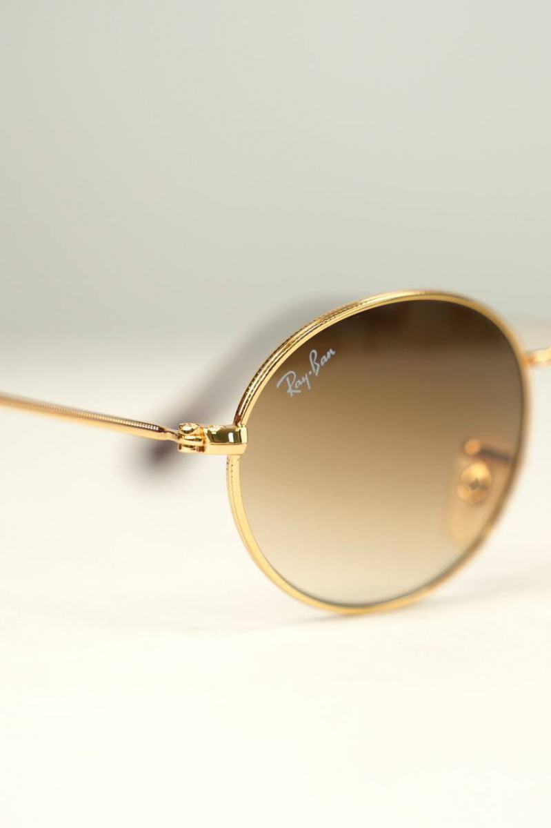 Ray Ban Солнцезащитные очки Oval Metal - Brown