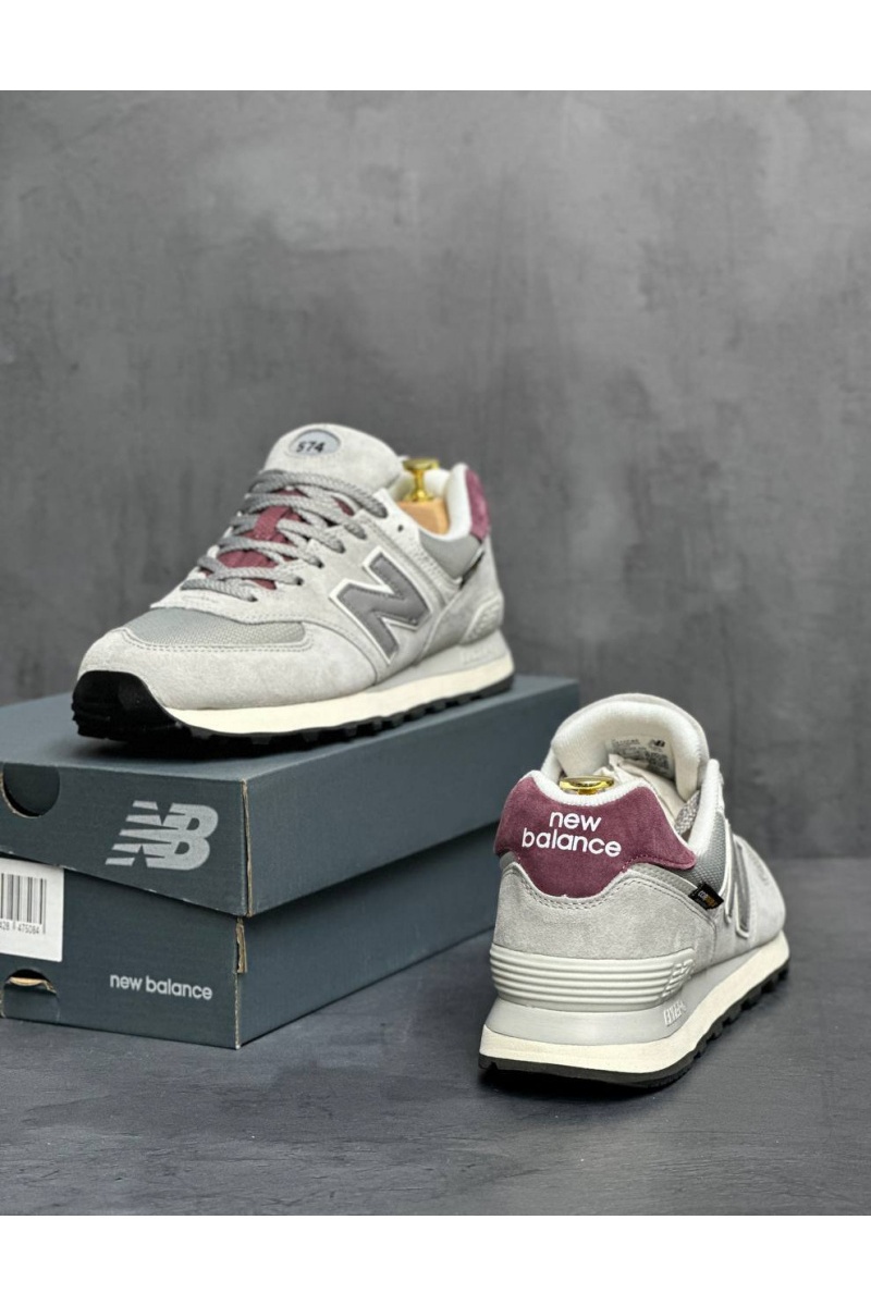 New Balance Кроссовки 574 "Arctic Grey Maroon"