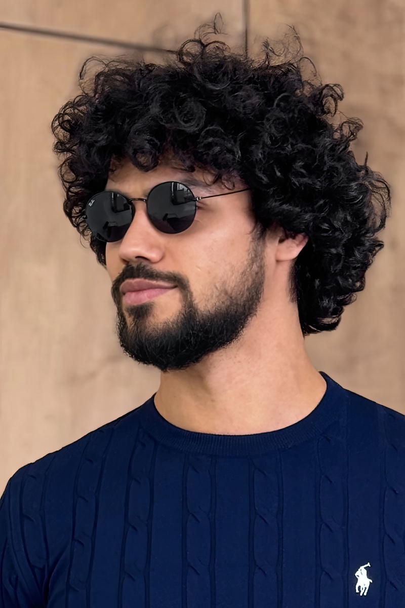 Ray Ban Солнцезащитные очки Oval Metal - Black
