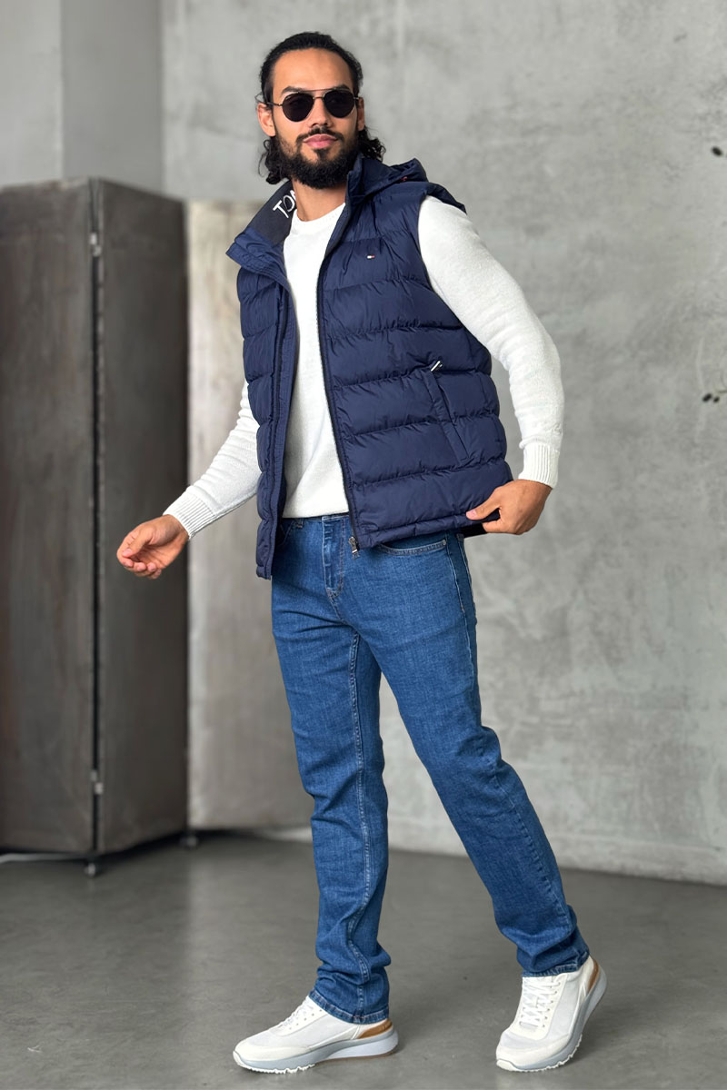 Tommy Hilfiger Мужской синий жилет 