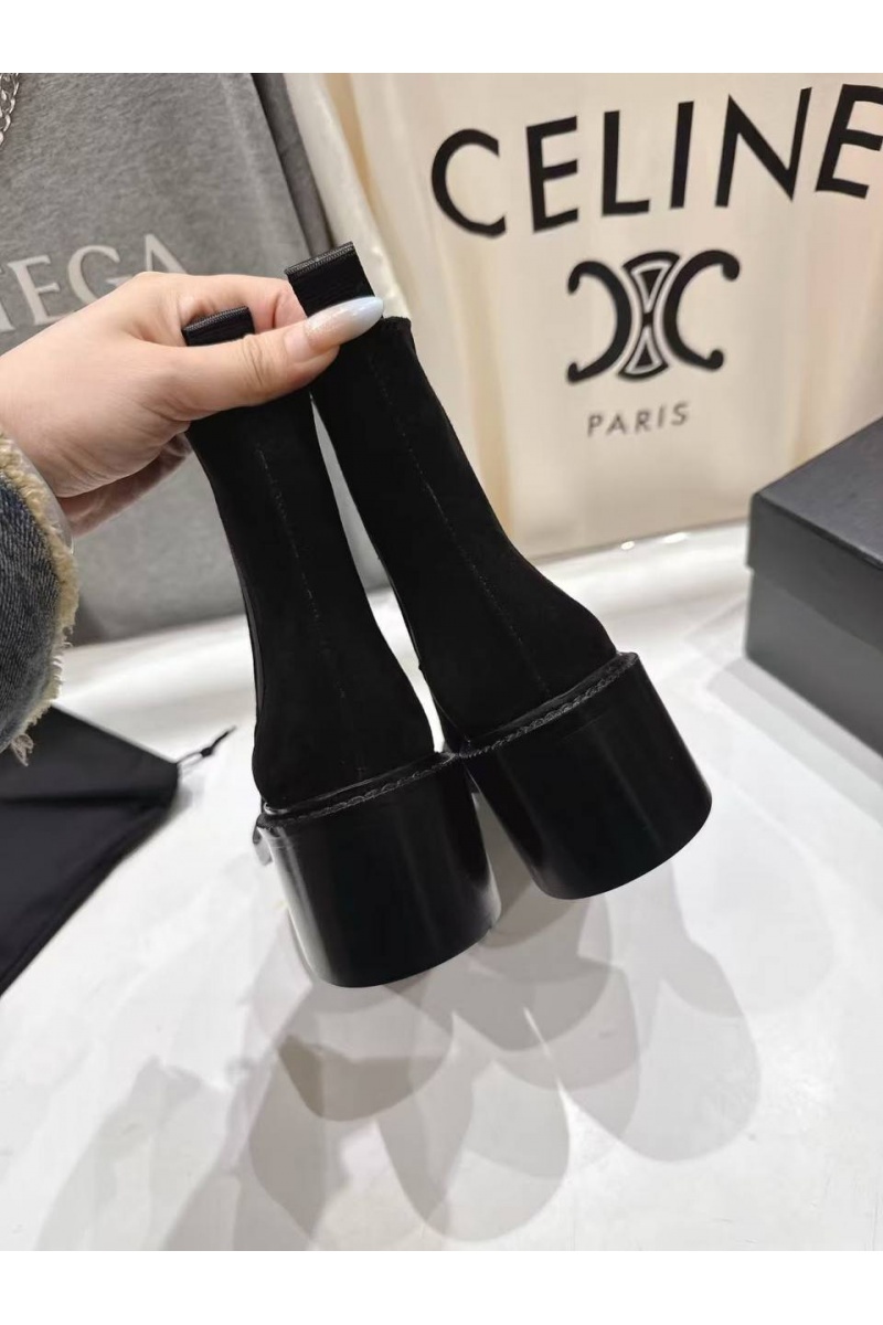 Yves Saint Laurent Женские замшевые сапоги premium