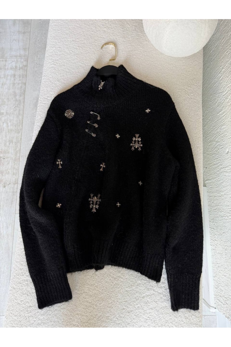 Chrome Hearts Женский шерстяной свитер premium