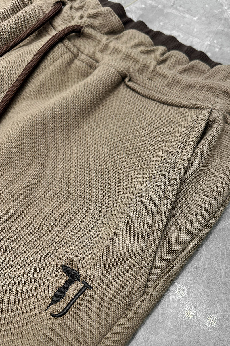 Trussardi Спортивные штаны logo-embroidered - Brown 