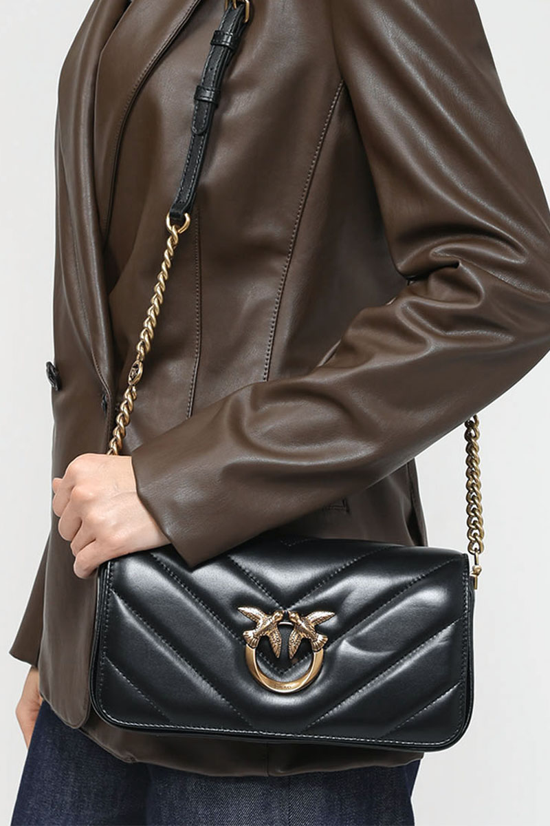  Женская сумка Mini Love Click Baguette 26x14 см (2 расцветки)