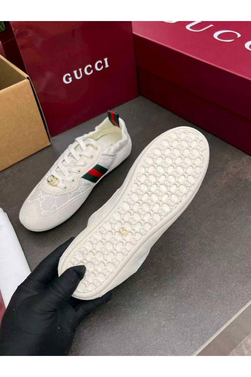 Gucci Женские кроссовки GG Shift premium