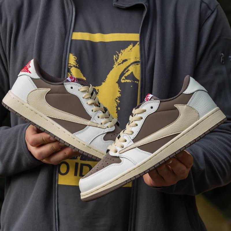 Nike Кроссовки Travis Scott x AJ1 Low "Reverse Mocha" Premium